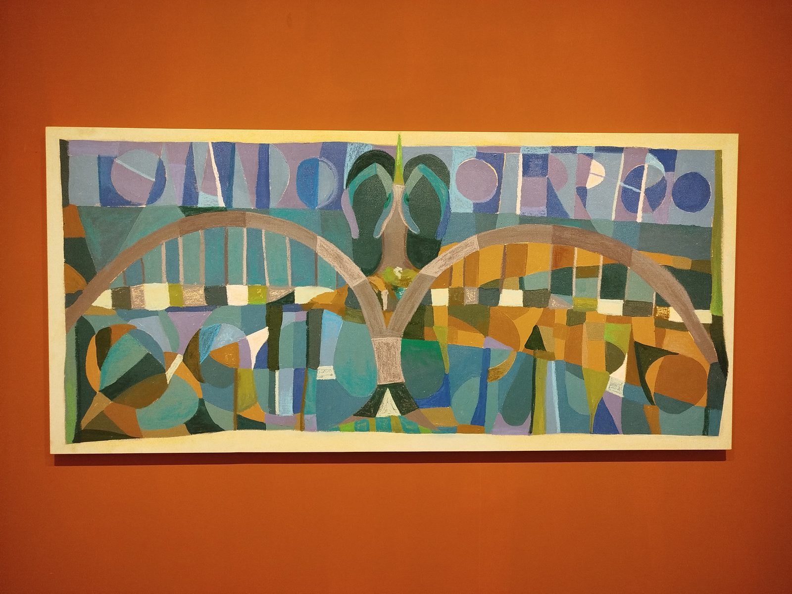 Ponte da Marambaia — pintura geométrica